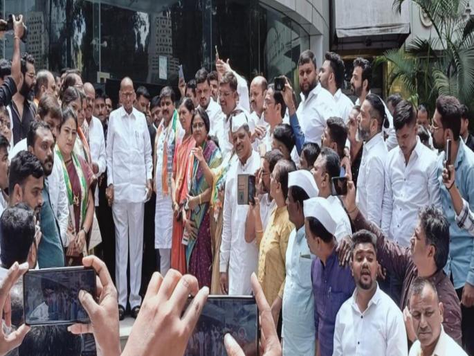 There was no planned development of Bhosari ajit Gavane told the reason for joining Sharad Pawar group | भोसरीचा नियोजनबद्ध विकास झाला नाही, म्हणून...! गव्हाणे यांनी सांगितलं शरद पवार गटात जाण्याचं कारण There was no planned development of Bhosari ajit Gavane told the reason for joining Sharad Pawar group | भोसरीचा नियोजनबद्ध विकास झाला नाही, म्हणून...! गव्हाणे यांनी सांगितलं शरद पवार गटात जाण्याचं कारण