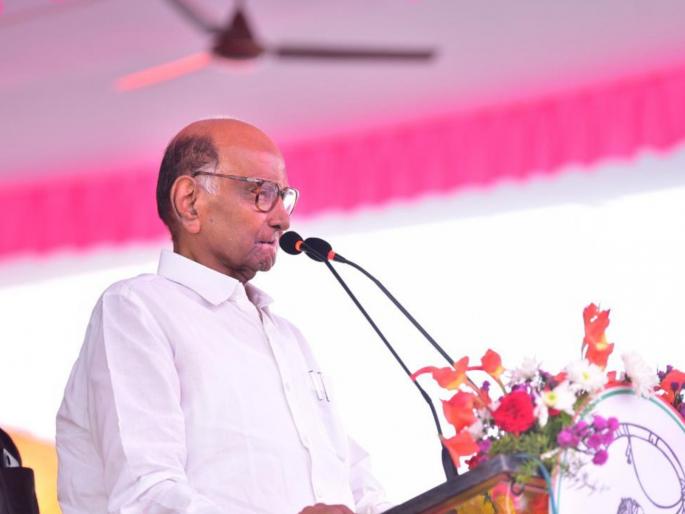 My parents and brothers never taught me the sin of breaking the house; Sharad Pawar attacked Ajit Dada | Sharad Pawar: आई-वडीलांनी, भावांनी मला कधी घर फोडायचे पाप शिकवले नाही; शरद पवारांचा अजित दादांवर घणाघात My parents and brothers never taught me the sin of breaking the house; Sharad Pawar attacked Ajit Dada | Sharad Pawar: आई-वडीलांनी, भावांनी मला कधी घर फोडायचे पाप शिकवले नाही; शरद पवारांचा अजित दादांवर घणाघात