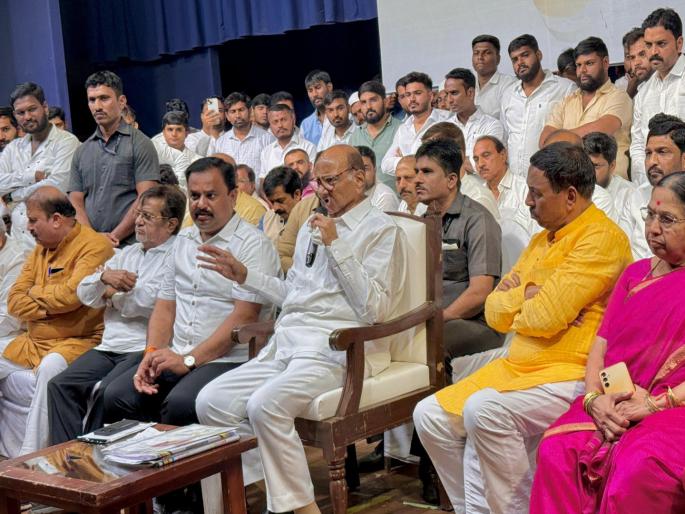 Municipal elections will be contested with Congress and Shiv Sena; Sharad Pawar hints | Sharad Pawar: महापालिका निवडणूक काँग्रेस आणि शिवसेनेला सोबत घेऊन लढणार; शरद पवारांचे संकेत