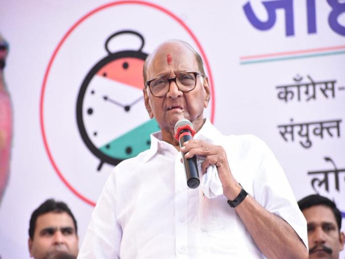 Then why did not Modi solve the problem of Kulabhushan Jadhav?' Says Sharad Pawar | 'मोदी म्हणतात अभिनंदनला सोडवलं...मग कुलभूषणला का सोडवलं नाही?'  Then why did not Modi solve the problem of Kulabhushan Jadhav?' Says Sharad Pawar | 'मोदी म्हणतात अभिनंदनला सोडवलं...मग कुलभूषणला का सोडवलं नाही?'