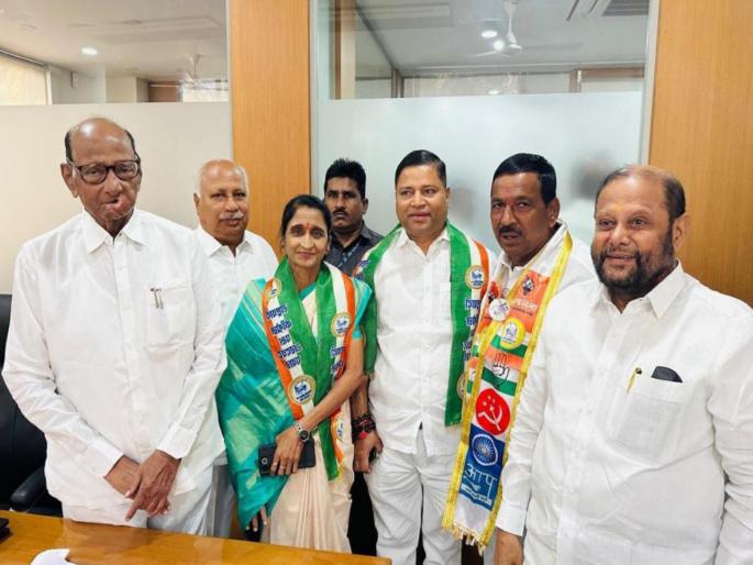 Big blow to BJP in Pune to the party of the office bearers 5 candidates enter in ncp sharad pawar group | पुण्यात भाजपला मोठा धक्का; पाच पदाधिकाऱ्यांचा पक्षाला रामराम, हाती घेतली तुतारी Big blow to BJP in Pune to the party of the office bearers 5 candidates enter in ncp sharad pawar group | पुण्यात भाजपला मोठा धक्का; पाच पदाधिकाऱ्यांचा पक्षाला रामराम, हाती घेतली तुतारी