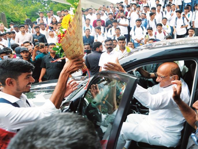 Heavy preparation for assembly election; Sharad Pawar's Chhatrapati Sambhaji Nagar held 6 events in 24 hours | २४ तासांत लागोपाठ सहा कार्यक्रम; शरद पवारांनी ‘माझ्या वयाचे काढू नका’ हे वाक्य सार्थ ठरवले Heavy preparation for assembly election; Sharad Pawar's Chhatrapati Sambhaji Nagar held 6 events in 24 hours | २४ तासांत लागोपाठ सहा कार्यक्रम; शरद पवारांनी ‘माझ्या वयाचे काढू नका’ हे वाक्य सार्थ ठरवले