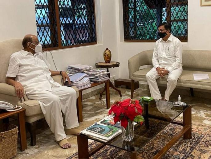 It is not good to insist on appointments on corporations! discussion between Sharad Pawar and Balasaheb Thorat | महामंडळांवरील नेमणुकांसाठी टोकाचा आग्रह धरणे बरे नव्हे! शरद पवार, बाळासाहेब थोरात यांच्यात झाली खलबते It is not good to insist on appointments on corporations! discussion between Sharad Pawar and Balasaheb Thorat | महामंडळांवरील नेमणुकांसाठी टोकाचा आग्रह धरणे बरे नव्हे! शरद पवार, बाळासाहेब थोरात यांच्यात झाली खलबते