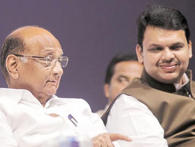 Maratha Kranti Morcha: Sharad Pawar indirectly stands with CM devendra Fadnavis | फडणवीसांना मिळाली पवारांची 'पॉवर'; मुख्यमंत्रीपद झालं अधिकच भक्कम! Maratha Kranti Morcha: Sharad Pawar indirectly stands with CM devendra Fadnavis | फडणवीसांना मिळाली पवारांची 'पॉवर'; मुख्यमंत्रीपद झालं अधिकच भक्कम!