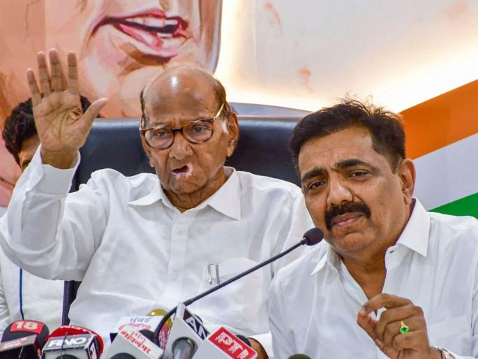 Maharashtra Election 2024 - Former MLA Charan Waghmare Joins NCP party, Bhandara office bearers in Sharad Pawar group are upset, ready to resign | ७ पक्षांतरं केलेल्या नेत्याला पक्षात प्रवेश दिल्यानं शरद पवार गटात होणार राजकीय भूकंप? Maharashtra Election 2024 - Former MLA Charan Waghmare Joins NCP party, Bhandara office bearers in Sharad Pawar group are upset, ready to resign | ७ पक्षांतरं केलेल्या नेत्याला पक्षात प्रवेश दिल्यानं शरद पवार गटात होणार राजकीय भूकंप?