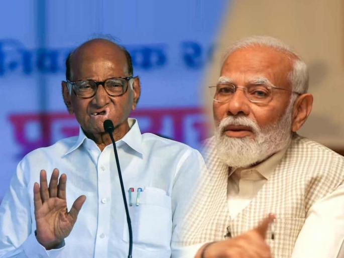 Sharad Pawar slams PM Modi led Government over farmers ending lives inflation unemployment | "केंद्र सरकारच्या धोरणांमुळे शेतकरी संकटात, पण PM मोदी याकडे ढुंकूनही पाहायला तयार नाहीत" Sharad Pawar slams PM Modi led Government over farmers ending lives inflation unemployment | "केंद्र सरकारच्या धोरणांमुळे शेतकरी संकटात, पण PM मोदी याकडे ढुंकूनही पाहायला तयार नाहीत"