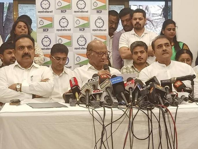 sharad pawar make it clear about claims of ncp leader in contact with bjp | “ज्यांना कुणाला पक्ष सोडून जायचे असेल, तर...”; शरद पवारांनी स्पष्टच सांगितले sharad pawar make it clear about claims of ncp leader in contact with bjp | “ज्यांना कुणाला पक्ष सोडून जायचे असेल, तर...”; शरद पवारांनी स्पष्टच सांगितले