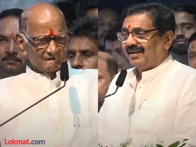 Sharad Pawar reacted to Jayant Patil demand to step down from the post of state president | जयंत पाटलांची मागणी शरद पवारांनी केली मान्य; म्हणाले,"...त्यासाठी तुमच्या सगळ्यांची तयारी पाहिजे" Sharad Pawar reacted to Jayant Patil demand to step down from the post of state president | जयंत पाटलांची मागणी शरद पवारांनी केली मान्य; म्हणाले,"...त्यासाठी तुमच्या सगळ्यांची तयारी पाहिजे"