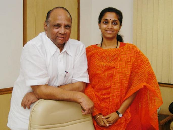 Sharad Pawar avoided answering the question 'Supriya Sule' | सुप्रिया सुळेंच्या 'त्या' प्रश्नाचे उत्तर देण्याचे टाळले शरद पवारांनी