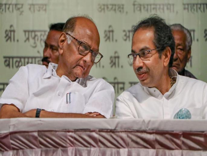 Meeting at a hotel in Mumbai What was the decision of Thackeray Pawars party on the allocation of seats in the Vidhan Sabha election | मुंबईतील हॉटेलमध्ये बैठक; ठाकरे-पवारांच्या पक्षाचं विधानसभेच्या जागावाटपावर काय ठरलं? Meeting at a hotel in Mumbai What was the decision of Thackeray Pawars party on the allocation of seats in the Vidhan Sabha election | मुंबईतील हॉटेलमध्ये बैठक; ठाकरे-पवारांच्या पक्षाचं विधानसभेच्या जागावाटपावर काय ठरलं?