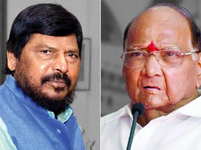 Make Sharad Pawar chief after merging NCP with Congress: Ramdas Athawale | राष्ट्रवादीला काँग्रेसमध्ये विलीन करा अन् शरद पवारांना अध्यक्ष बनवा; रामदास आठवलेंची सूचना