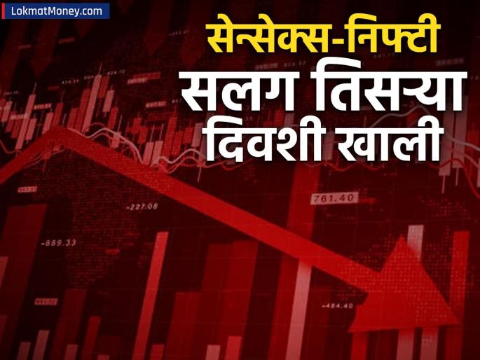 share market closing 20th may 2025 sensex fell 873 and nifty 262 points huge losses in these stocks | बाजारात 'रेड अलर्ट'! सेन्सेक्स-निफ्टी सलग तिसऱ्या दिवशी खाली, ऑटो-डिफेन्स कोसळले, DLF मात्र तेजीत
