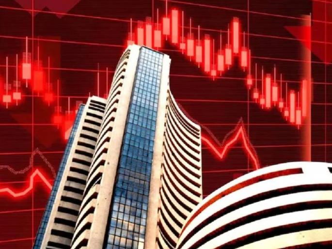 The stock market fell on the third day Sensex fell by 830 points and Nifty by 290 points | शेअर बाजारात तिसऱ्या दिवशीही घसरण! निफ्टी २१,५०० च्या खाली, सेन्सेक्स ३१४ अंकांनी घसरला