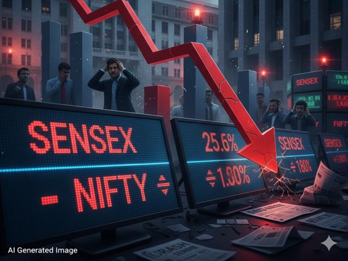 Stock Market Today falls for fifth consecutive day Nifty falls by 40 points Galndmark Pharma Dixon Tech rise | Stock Market Today: सलग पाचव्या दिवशी शेअर बाजारात घसरण, निफ्टी ४० अंकांनी घसरला; Glenmark Pharma, Dixon Tech मध्ये तेजी