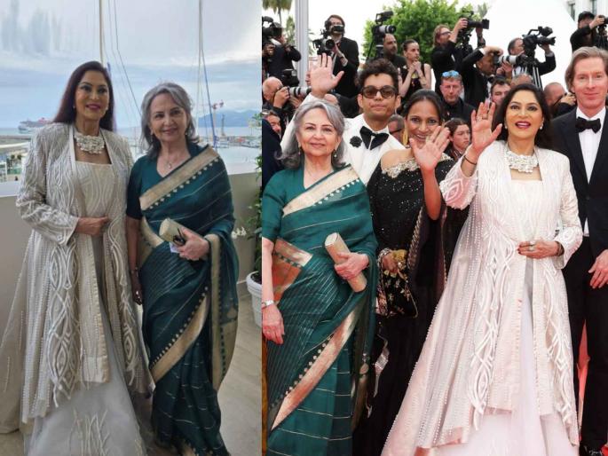 Sharmila Tagore s simplicity won hearts at the Cannes red carpet along with simi garewal | कान्स रेड कार्पेटवर शर्मिला टागोर यांच्या साधेपणाने जिंकलं मन, हिरव्या साडीत दिसल्या खूप सुंदर Sharmila Tagore s simplicity won hearts at the Cannes red carpet along with simi garewal | कान्स रेड कार्पेटवर शर्मिला टागोर यांच्या साधेपणाने जिंकलं मन, हिरव्या साडीत दिसल्या खूप सुंदर