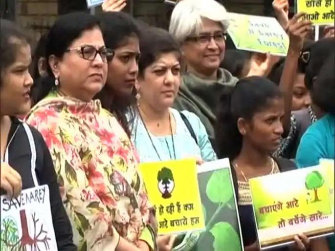 Politics' against 'Carshed' | आरे कारशेडच्या विरोधाला राजकीय आ‘धार’ Politics' against 'Carshed' | आरे कारशेडच्या विरोधाला राजकीय आ‘धार’