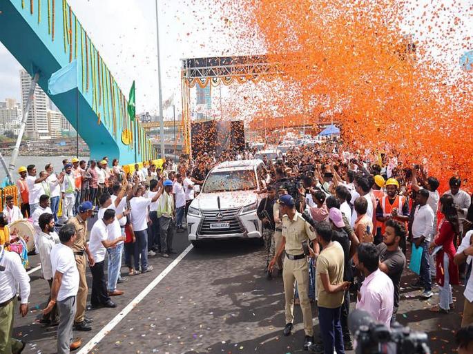 Next step in coastal road infrastructure; Inauguration of bridge connecting Sea-Link | कोस्टल रोड पायाभूत सुविधांतील पुढचे पाऊल; सी-लिंकला जोडणाऱ्या पुलाचे उद्घाटन Next step in coastal road infrastructure; Inauguration of bridge connecting Sea-Link | कोस्टल रोड पायाभूत सुविधांतील पुढचे पाऊल; सी-लिंकला जोडणाऱ्या पुलाचे उद्घाटन