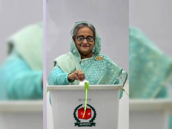 Sheikh Hasina to be Prime Minister of Bangladesh again; Only 40 percent turnout | शेख हसीना पुन्हा बांगलादेशच्या पंतप्रधानपदी विराजमान होणार; केवळ ४० टक्के मतदान Sheikh Hasina to be Prime Minister of Bangladesh again; Only 40 percent turnout | शेख हसीना पुन्हा बांगलादेशच्या पंतप्रधानपदी विराजमान होणार; केवळ ४० टक्के मतदान