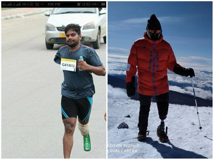Aurangabad marathon India's first handicap mountaineer Shekhar Gaud to run | #क्रॉसदलाईन: भारताचे पहिले दिव्यांग गिर्यारोहक शेखर गौडही महामॅरेथॉनमध्ये धावणार Aurangabad marathon India's first handicap mountaineer Shekhar Gaud to run | #क्रॉसदलाईन: भारताचे पहिले दिव्यांग गिर्यारोहक शेखर गौडही महामॅरेथॉनमध्ये धावणार