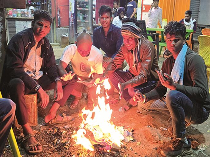 Cold wave grips Chhatrapati Sambhajinagar; Chilly in the morning and evening, mercury drops to 11.8 degrees | छत्रपती संभाजीनगरात थंडीचा कडाका; पहाटे-सायंकाळी हुडहुडी, पारा ११.८ अंशांपर्यंत घसरला