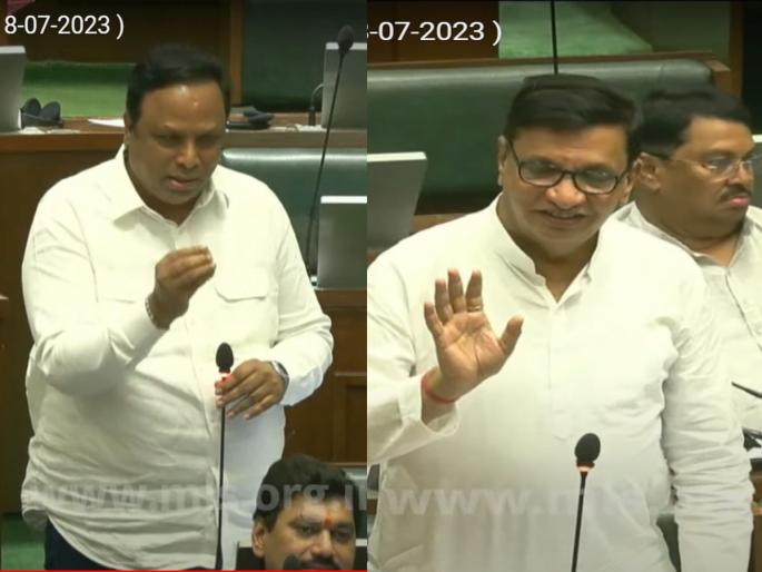 Is the bondu below or above the cashew? quarrel between Ashish Shelars and balasaheb Thorats in over agriculture monsoon session | बोंडू काजूच्या खाली असतो की वर? शेतीतले काय कळतेवरून शेलार आणि थोरातांमध्ये 'जुंपली' Is the bondu below or above the cashew? quarrel between Ashish Shelars and balasaheb Thorats in over agriculture monsoon session | बोंडू काजूच्या खाली असतो की वर? शेतीतले काय कळतेवरून शेलार आणि थोरातांमध्ये 'जुंपली'