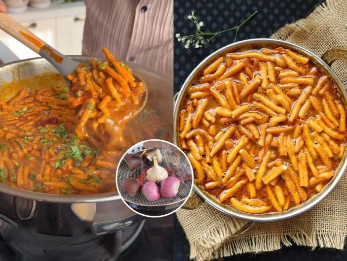 The aroma will make your mouth water. why go to a dhaba? Make the perfect shev bhaji at home. | सुगंधानेच तोंडाला सुटेल पाणी भाज्यांची राणी झणझणीत शेवभाजी, ढाबा कशाला घरीच करा परफेक्ट शेवभाजी The aroma will make your mouth water. why go to a dhaba? Make the perfect shev bhaji at home. | सुगंधानेच तोंडाला सुटेल पाणी भाज्यांची राणी झणझणीत शेवभाजी, ढाबा कशाला घरीच करा परफेक्ट शेवभाजी