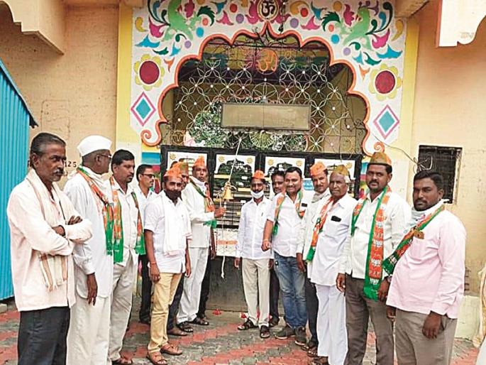 ‘Open the door, open the door’; Call on BJP government in Shevgaon | ‘दार उघड उद्धवा, दार उघड’; शेवगावात भाजपची सरकारला हाक ‘Open the door, open the door’; Call on BJP government in Shevgaon | ‘दार उघड उद्धवा, दार उघड’; शेवगावात भाजपची सरकारला हाक