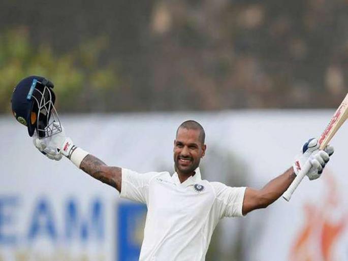 shikhar dhawan create history in the historic test against afghanistan | INDvsAFG : ऐतिहासिक कसोटीत गब्बरचा शतकी तडाखा, अशी कामगिरी करणारा पहिलाच भारतीय