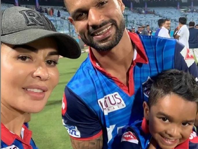Aesha Dhawan shares strong message on racism after fan calls son 'black', deletes post later | शिखर धवनच्या मुलाला चाहत्यानं म्हटलं 'Black'; पत्नी आयशानं दिलं सडेतोड उत्तर