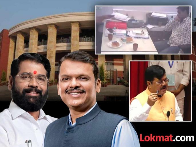 Maharashtra Winter Session 2024- Conspiracy to implicate Devendra Fadnavis Eknath Shinde in false charges during Mahavikas Aghadi government, Pravin Darekar brings pen drive of sting operation | शिंदे-फडणवीसांना अडकवण्याचा डाव?; अधिवेशनात पुन्हा 'पेन ड्राईव्ह बॉम्ब'ची चर्चा Maharashtra Winter Session 2024- Conspiracy to implicate Devendra Fadnavis Eknath Shinde in false charges during Mahavikas Aghadi government, Pravin Darekar brings pen drive of sting operation | शिंदे-फडणवीसांना अडकवण्याचा डाव?; अधिवेशनात पुन्हा 'पेन ड्राईव्ह बॉम्ब'ची चर्चा