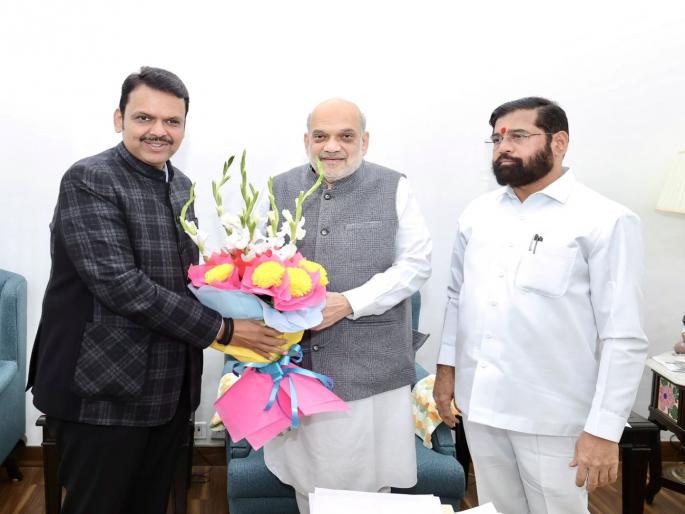Who is the Chief Minister of Maharashtra? Oath ceremony on December 2, Two and a half hour discussion between Amit Shah, Devendra Fadnavis, Eknath Shinde, Ajit Pawar | महाराष्ट्राच्या मुख्यमंत्रिपदी काेण? दिल्ली दरबारी अडीच तास खलबते; २ डिसेंबरला शपथविधी! Who is the Chief Minister of Maharashtra? Oath ceremony on December 2, Two and a half hour discussion between Amit Shah, Devendra Fadnavis, Eknath Shinde, Ajit Pawar | महाराष्ट्राच्या मुख्यमंत्रिपदी काेण? दिल्ली दरबारी अडीच तास खलबते; २ डिसेंबरला शपथविधी!