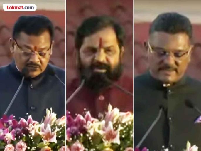 Maharashtra Cabinet expansion: These 3 big leaders from the Shiv Sena Shinde group, who were on waiting list in the Eknath Shinde government, took oath as ministers | शिंदे सरकारमध्ये वेटिंगवर राहिलेल्या शिंदे गटातील या ३ बड्या नेत्यांनी घेतली मंत्रिपदाची शपथ  Maharashtra Cabinet expansion: These 3 big leaders from the Shiv Sena Shinde group, who were on waiting list in the Eknath Shinde government, took oath as ministers | शिंदे सरकारमध्ये वेटिंगवर राहिलेल्या शिंदे गटातील या ३ बड्या नेत्यांनी घेतली मंत्रिपदाची शपथ