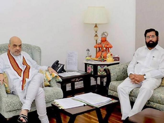 Amit Shah Mumbai Visit: Technical fault in Amit Shah's plane; Deputy Chief Minister Eknath Shinde rushed to help | अमित शाहांच्या विमानात तांत्रिक बिघाड; उपमुख्यमंत्री एकनाथ शिंदे मदतीला सरसावले Amit Shah Mumbai Visit: Technical fault in Amit Shah's plane; Deputy Chief Minister Eknath Shinde rushed to help | अमित शाहांच्या विमानात तांत्रिक बिघाड; उपमुख्यमंत्री एकनाथ शिंदे मदतीला सरसावले