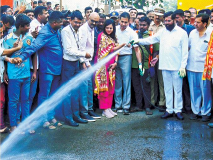 'Deep Cleaning Drive' will be expanded across the state; Statement by Chief Minister Eknath Shinde | ‘डीप क्लिनिंग ड्राइव्ह’चा विस्तार राज्यभर करणार; मुख्यमंत्री एकनाथ शिंदे यांचे प्रतिपादन 'Deep Cleaning Drive' will be expanded across the state; Statement by Chief Minister Eknath Shinde | ‘डीप क्लिनिंग ड्राइव्ह’चा विस्तार राज्यभर करणार; मुख्यमंत्री एकनाथ शिंदे यांचे प्रतिपादन