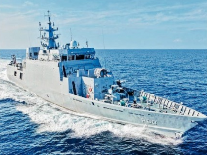 Mumbai: The first indigenous anti-submarine ship of the 'Mahe' class will be inducted into the Navy on Monday. | Mumbai: ‘माहे’श्रेणीतील पहिले पाणबुडीरोधक स्वदेशी जहाज येत्या सोमवारी नौदलात! Mumbai: The first indigenous anti-submarine ship of the 'Mahe' class will be inducted into the Navy on Monday. | Mumbai: ‘माहे’श्रेणीतील पहिले पाणबुडीरोधक स्वदेशी जहाज येत्या सोमवारी नौदलात!