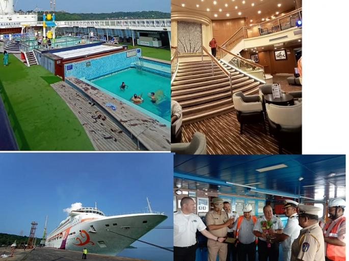 M. for the first time in Ratnagiri. S. A traveling ship called Karnika | रत्नागिरीत प्रथमच एम. एस. कर्णिका नावाचे प्रवासी जहाज -- जयगड येथील आंग्रे पोर्ट येथे आगमन M. for the first time in Ratnagiri. S. A traveling ship called Karnika | रत्नागिरीत प्रथमच एम. एस. कर्णिका नावाचे प्रवासी जहाज -- जयगड येथील आंग्रे पोर्ट येथे आगमन