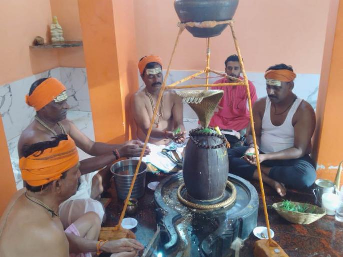 Religious Ritual Akhand Parayana in Madhya Pradesh for Shiralya Nagpanchami | शिराळ्याच्या नागपंचमीसाठी मध्य प्रदेशात धार्मिक विधी अखंड पारायण Religious Ritual Akhand Parayana in Madhya Pradesh for Shiralya Nagpanchami | शिराळ्याच्या नागपंचमीसाठी मध्य प्रदेशात धार्मिक विधी अखंड पारायण