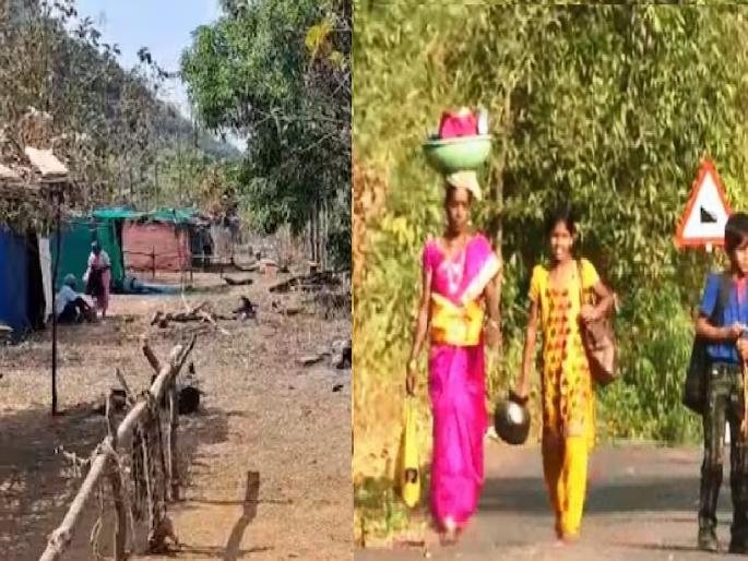As the village migration started Shirale villagers stayed at the foothills of Daundoba mountain | Sindhudurg: गावपळणीसाठी शिराळे निर्मनुष्य!, दौंडोबा डोंगराच्या पायथ्याशी गावकऱ्यांचा मुक्काम As the village migration started Shirale villagers stayed at the foothills of Daundoba mountain | Sindhudurg: गावपळणीसाठी शिराळे निर्मनुष्य!, दौंडोबा डोंगराच्या पायथ्याशी गावकऱ्यांचा मुक्काम