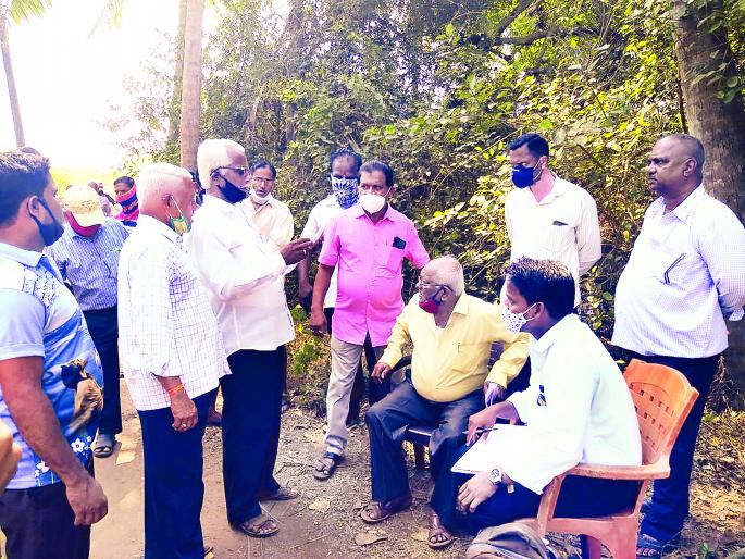 Officials back to land survey at Shiroda-Velagar | शिरोडा-वेळागर येथील जमीन मोजणीकडे अधिकाऱ्यांची पाठ