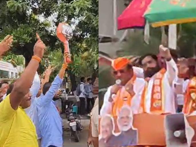 Face to face Video: Thackeray Group's slogan of 50 boxes is absolutely OK; Eknath Shinde gave them a bow and arrow warning in Nashik Loksabha Election | आमनेसामने Video: ठाकरे गटाकडून 50 खोकेची घोषणाबाजी; एकनाथ शिंदेंकडून धनुष्यबाणाचा इशारा Face to face Video: Thackeray Group's slogan of 50 boxes is absolutely OK; Eknath Shinde gave them a bow and arrow warning in Nashik Loksabha Election | आमनेसामने Video: ठाकरे गटाकडून 50 खोकेची घोषणाबाजी; एकनाथ शिंदेंकडून धनुष्यबाणाचा इशारा