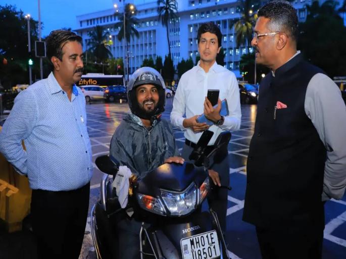 Transport Minister himself caught Rapido bike taxi; Transport Department falsely informed that there is no app | परिवहन मंत्र्यांनीच पकडली रॅपिडो बाइक टॅक्सी; ॲप नसल्याची परिवहन विभागाकडून खोटी माहिती