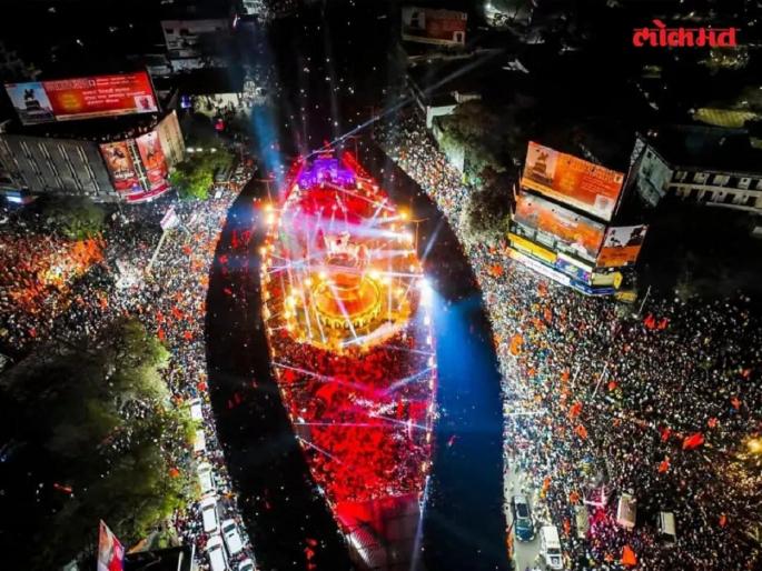 The country's tallest statue of Shivaji Maharaj enhanced the city's prestige; thousands watched the royal ceremony | शिवाजी महाराजांच्या देशातील सर्वात उंच पुतळ्याने शहराचा सन्मान वाढला;हजारोंनी पाहिला राजेशाही सोहळा The country's tallest statue of Shivaji Maharaj enhanced the city's prestige; thousands watched the royal ceremony | शिवाजी महाराजांच्या देशातील सर्वात उंच पुतळ्याने शहराचा सन्मान वाढला;हजारोंनी पाहिला राजेशाही सोहळा