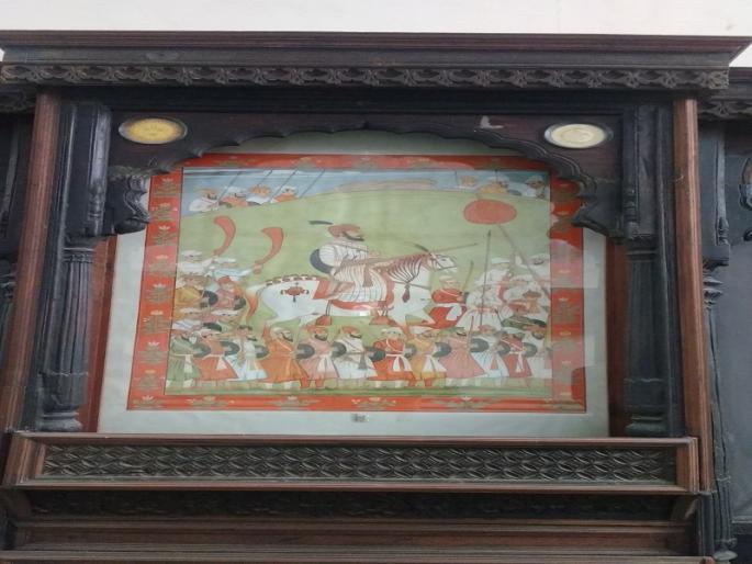 the power of Shivaji maharaj shown on picture in the museum of Aurangabad | औरंगाबादच्या वस्तुसंग्रहालयात दिसतो चित्ररुपी शिवरायांचा प्रताप the power of Shivaji maharaj shown on picture in the museum of Aurangabad | औरंगाबादच्या वस्तुसंग्रहालयात दिसतो चित्ररुपी शिवरायांचा प्रताप