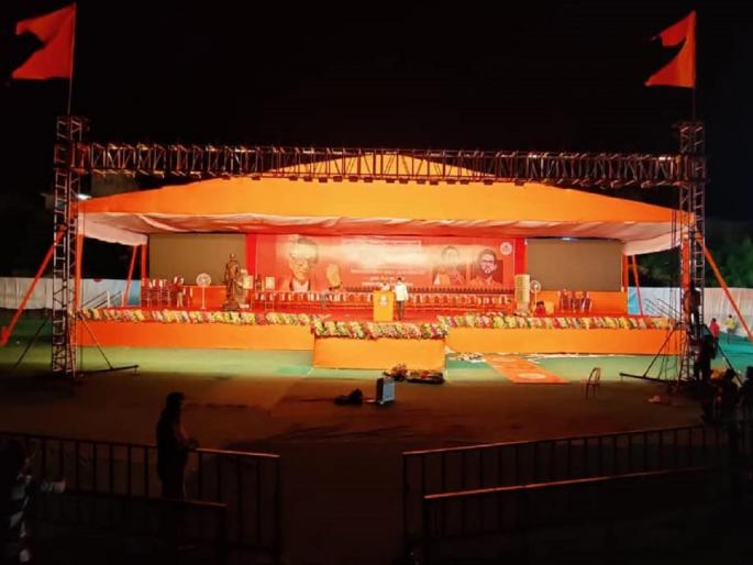 Proper preparation of police for CM's meeting; 1000 police including 5 DCPs, 6 ACPs and 200 inspectors | मुख्यमंत्र्यांच्या सभेसाठी पोलिसांची जय्यत तयारी; ५ डीसीपी, ६ एसीपीसह १ हजार पोलीस तैनात Proper preparation of police for CM's meeting; 1000 police including 5 DCPs, 6 ACPs and 200 inspectors | मुख्यमंत्र्यांच्या सभेसाठी पोलिसांची जय्यत तयारी; ५ डीसीपी, ६ एसीपीसह १ हजार पोलीस तैनात