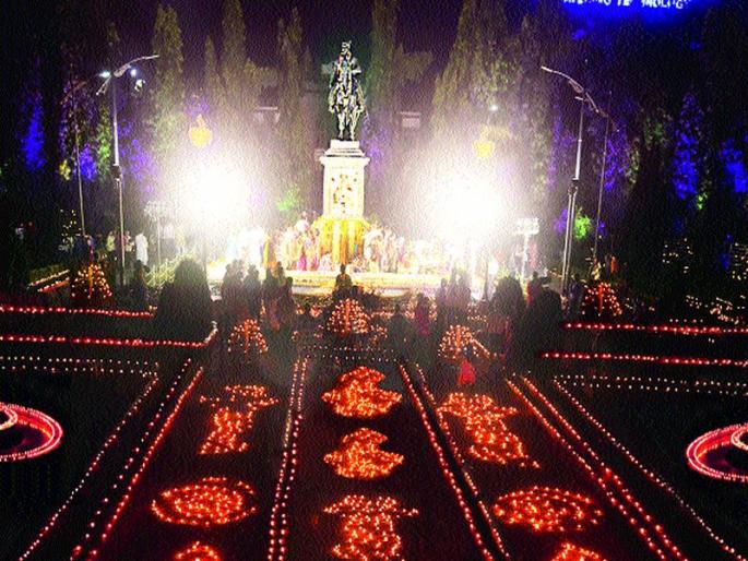 Deepprasav at SSPMS school grounds | एसएसपीएमएस शाळेच्या मैदानावर दीपोत्सव Deepprasav at SSPMS school grounds | एसएसपीएमएस शाळेच्या मैदानावर दीपोत्सव