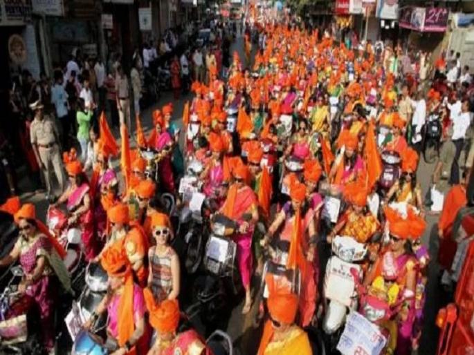 Grand Yatra will start in Girgaon on Gudi Padwa | गिरगावात शोभायात्रेत यंदा ‘शिवराज्य हेच रामराज्य’; २२ फूट उंच रामभक्त हनुमंताच्या हातात यात्रेची मुख्य गुढी Grand Yatra will start in Girgaon on Gudi Padwa | गिरगावात शोभायात्रेत यंदा ‘शिवराज्य हेच रामराज्य’; २२ फूट उंच रामभक्त हनुमंताच्या हातात यात्रेची मुख्य गुढी