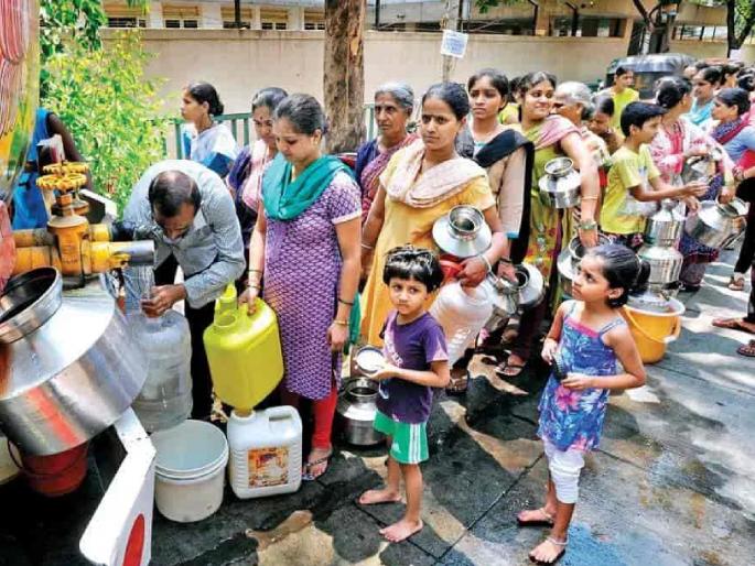 The availability of water for the Mumbai metropolis may turn into an alarming situation in April-May | चिंताजनक स्थिती...! मुंबईसाठी पाणीटंचाईची भयसूचक घंटा वाजतेय The availability of water for the Mumbai metropolis may turn into an alarming situation in April-May | चिंताजनक स्थिती...! मुंबईसाठी पाणीटंचाईची भयसूचक घंटा वाजतेय