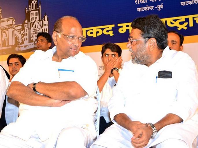 'Udayan Raje bhosale want only to sell Shivaji Maharaj's land', nawab malik alligation on bjp | 'शिवाजी महाराजांच्या जमिनी विकण्यासाठीच उदयनराजे भाजपात'  'Udayan Raje bhosale want only to sell Shivaji Maharaj's land', nawab malik alligation on bjp | 'शिवाजी महाराजांच्या जमिनी विकण्यासाठीच उदयनराजे भाजपात'