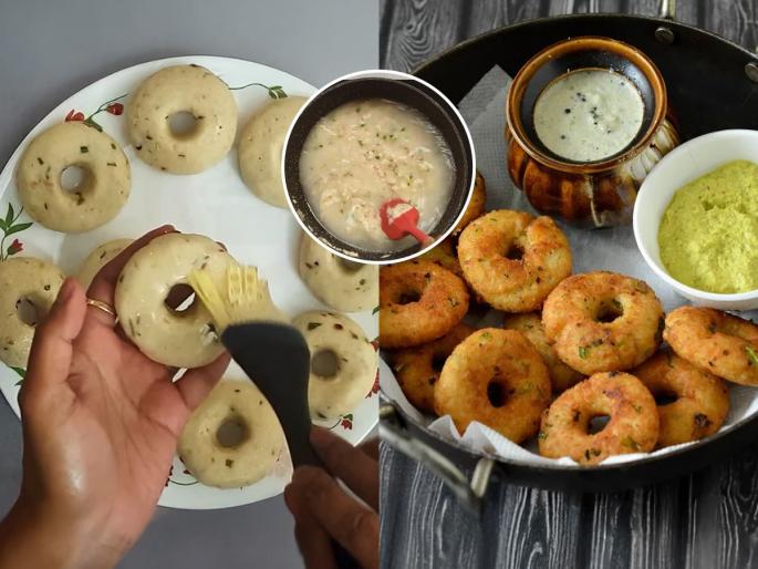 Shravan Fasting Special Medu Vada Upvasacha Medu Vada Recipe Upvasacha Medu Vada Recipe fasting medu vada recipe vrat special medu vada how to make medu vada for fast | श्रावण स्पेशल : उपवासाचे कुरकुरीत मेदू वडे! दही-चटणीसोबत मारा ताव, उपवासाचा खास पदार्थ...