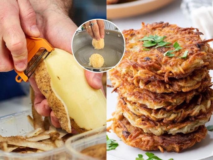 Shravan Special: Make quick potato dish, crispy potato pancakes, Monday fasting recipes, easy and tasty food | Shravan Special : सोमवारच्या उपासाला करा बटाट्याचा झटपट पदार्थ, बटाट्याचे कुरकुरीत पॅनकेक